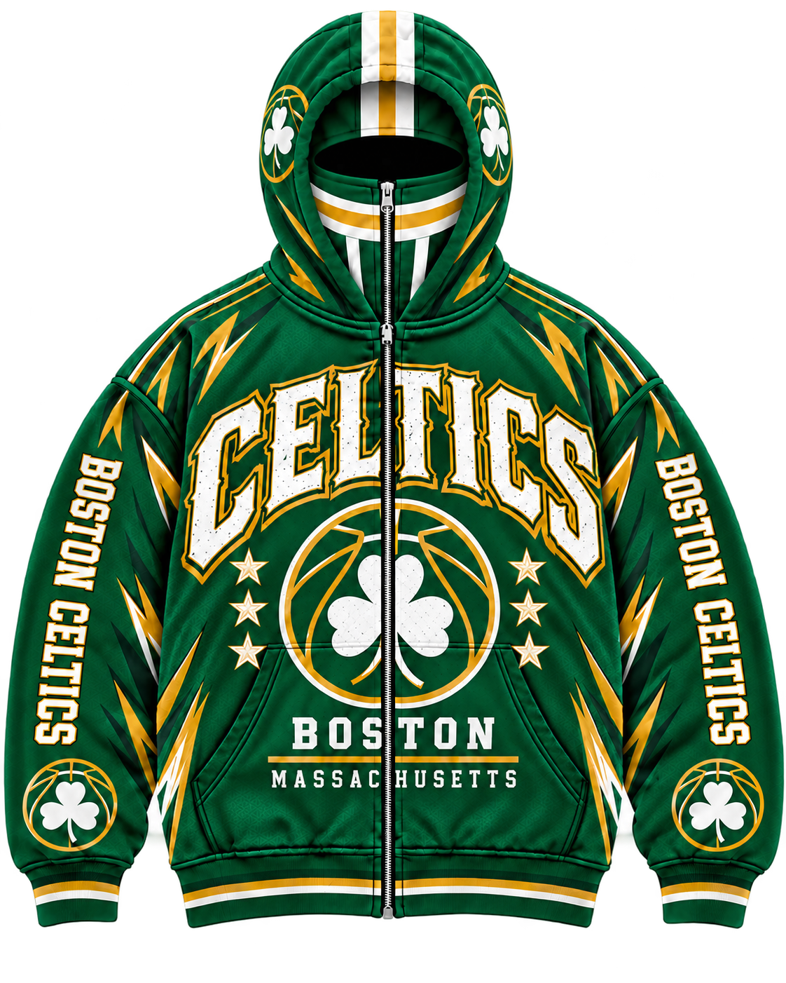 Boston mask hoodie design